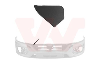 VAN WEZEL Cover, bumper Article number: 2818586 cheaply