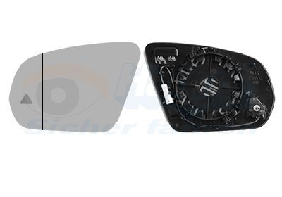 VAN WEZEL Mirror Glass, outside mirror Article number: 2956835 cheaply