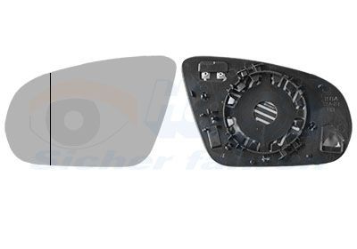 VAN WEZEL Mirror Glass, outside mirror Article number: 2956837 cheaply
