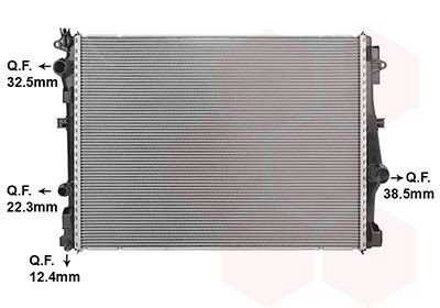 VAN WEZEL Engine radiator Article number: 30012730 cheaply