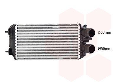 VAN WEZEL Intercooler Article number: 40014703 cheaply