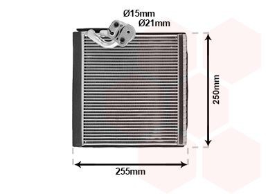 VAN WEZEL Air conditioning evaporator Article number: 4301V704 cheaply