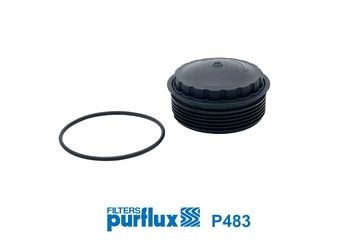PURFLUX P483 Dæksel, oliefilterhus MASTER 2.5 dCi 100 99 HK Diesel 2010