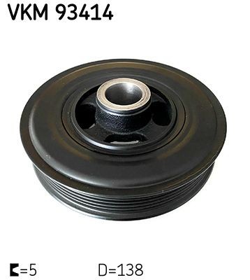 SKF Crankshaft pulley Article number: VKM 93414 cheaply