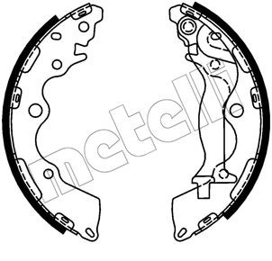 METELLI Brake Shoe Set Article number: 53-0739 cheaply