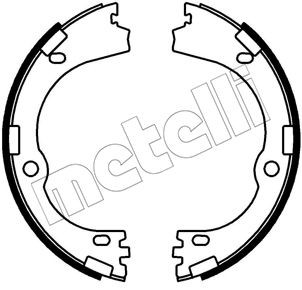 METELLI Handbrake shoes Article number: 53-0752 cheaply
