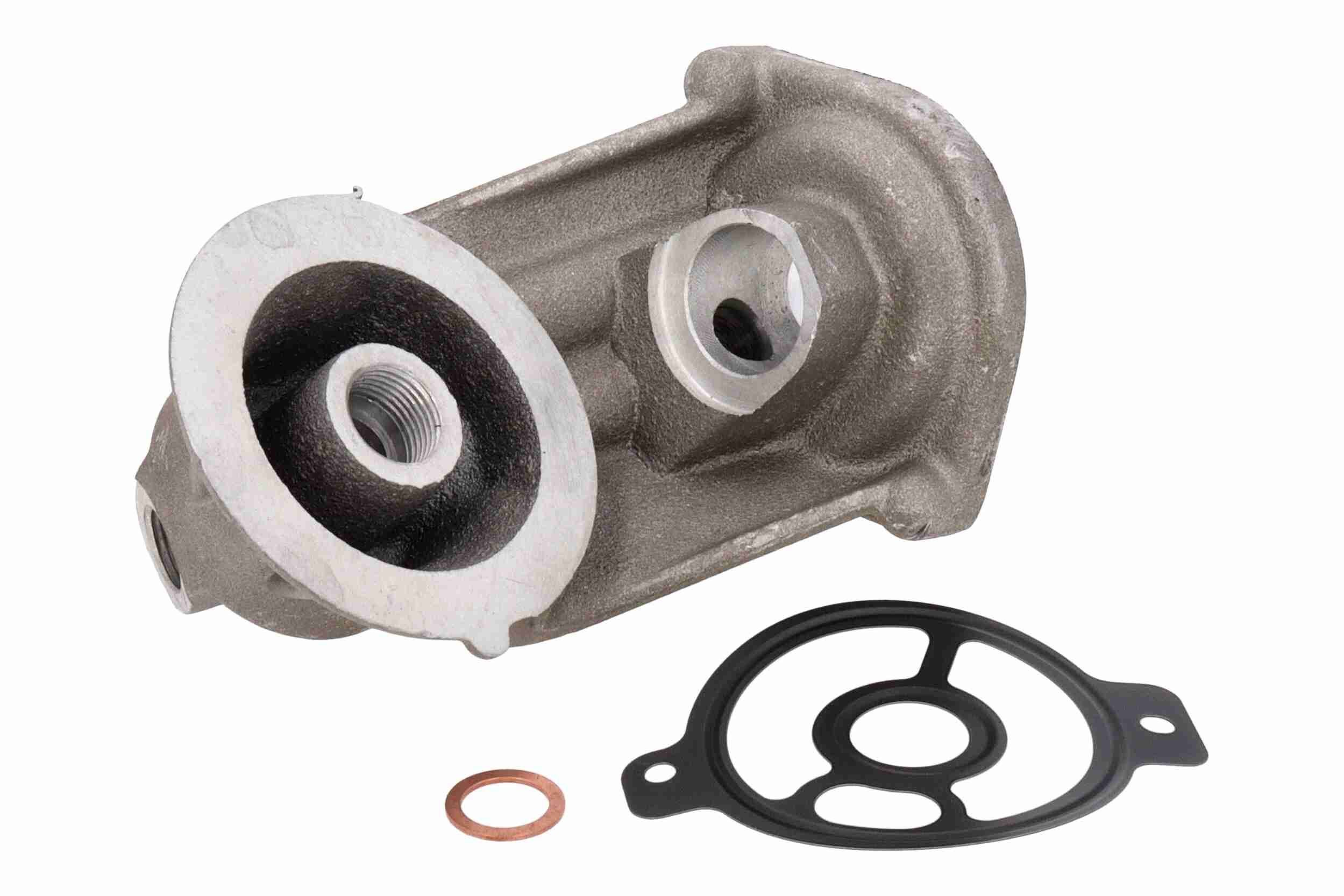 VAICO V10-8837 Oil filter housing TRANSPORTER 2.4 D Syncro 78 PS Diesel 2003