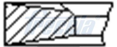 FRECCIA Piston Ring Kit Article number: FR10-357100 cheaply