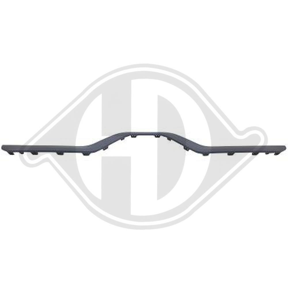 DIEDERICHS 1208367 Bumper moulding Hatchback One First 1.5 (B38 A15 A) 75 PS Petrol