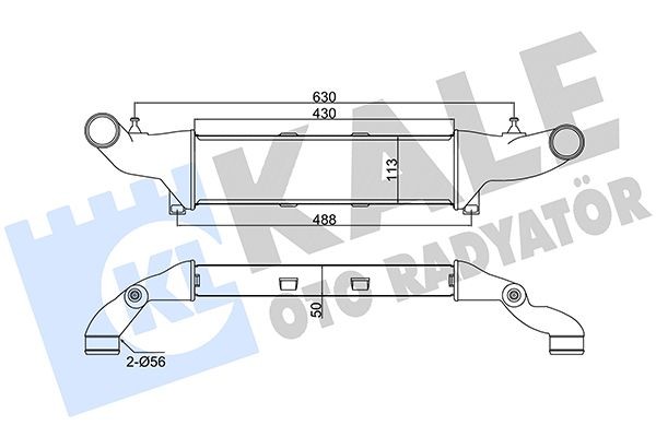 KALE OTO RADYATOR Intercooler Article number: 375715 cheaply