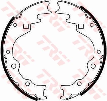 TRW Brake Shoe Set Article number: GS8523 cheaply