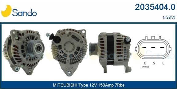 SANDO Ignition coil Article number: SIC74039.0 cheaply