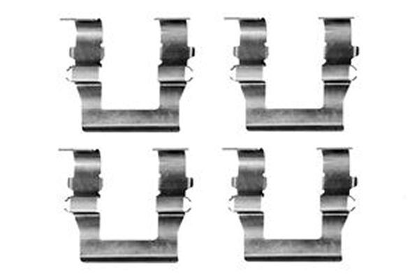 TRW PFK317 Set accesorii, placute frana ECLIPSE 2.0 Turbo 4WD (D33A) 214 CP benzina 1999