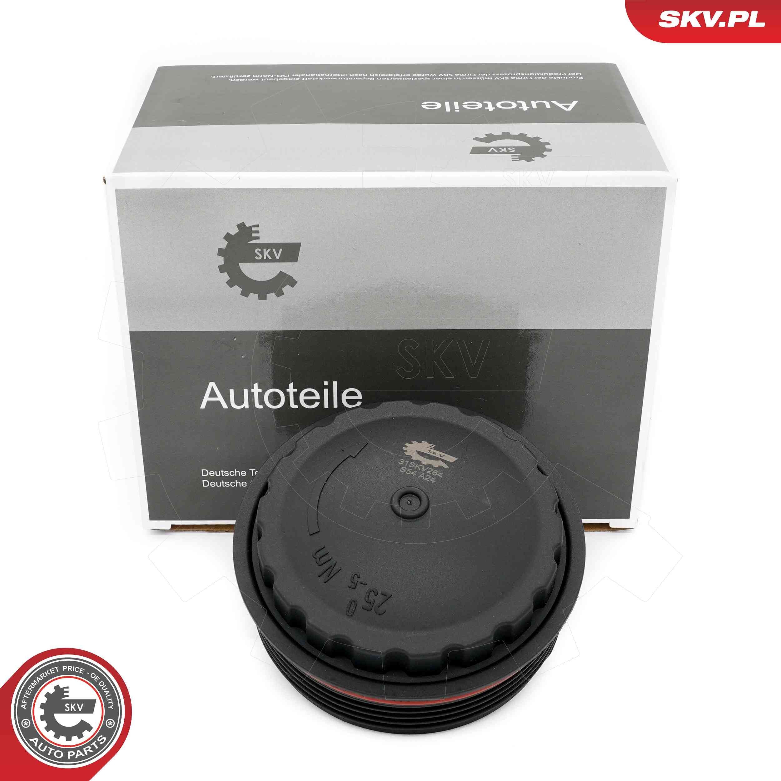 ESEN SKV 31SKV264 Cover, oil filter housing TRANSIT 2.4 DI 90 PS Diesel 2006