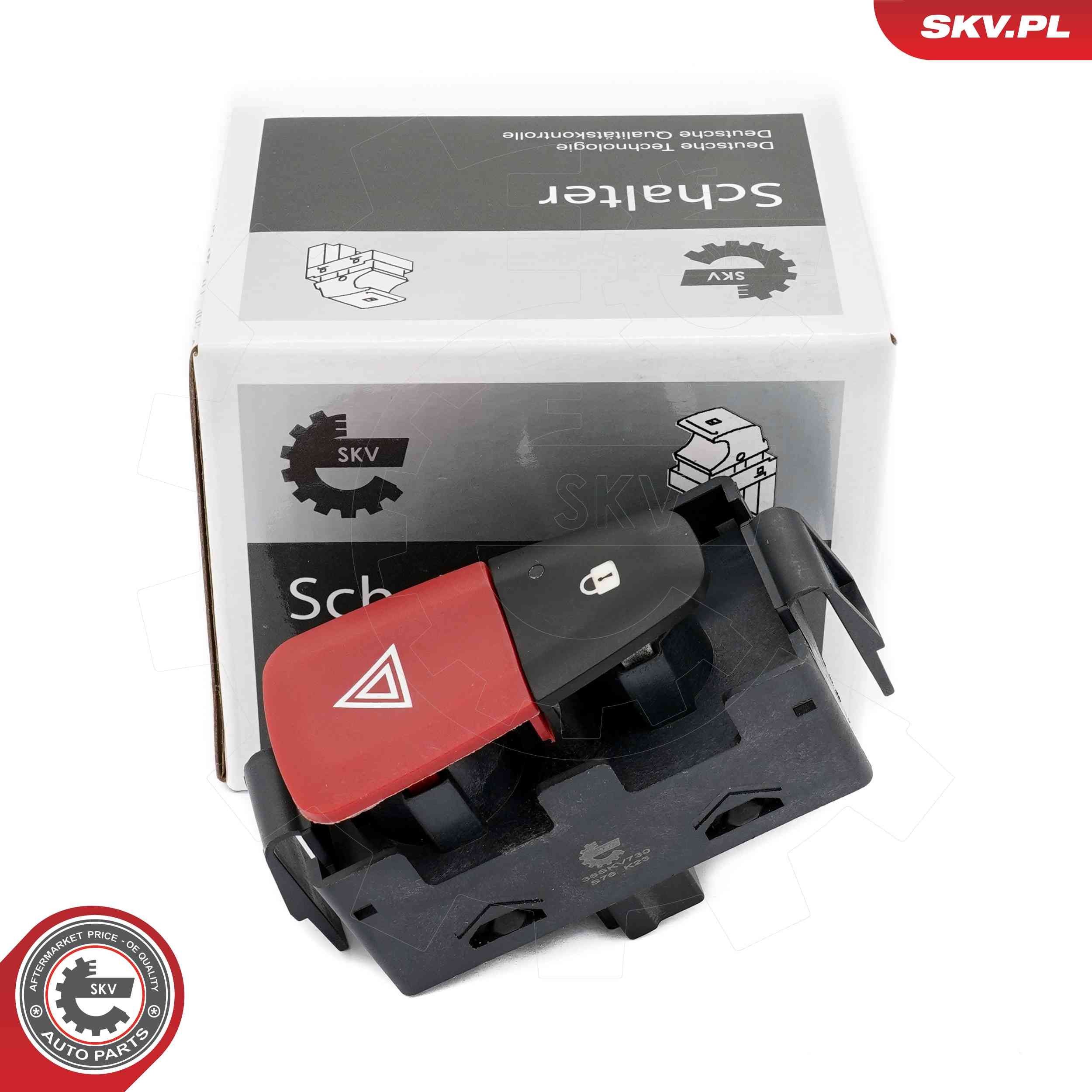 ESEN SKV 36SKV730 Hazard Light Switch SCÉNIC 1.5 dCi (JZ02, JZ0R) 95 PS Diesel 2016