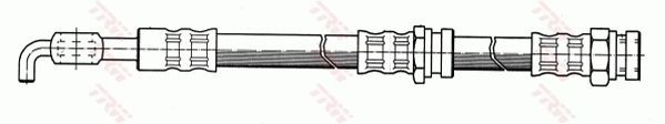 TRW Brake hose Article number: PHD239 cheaply