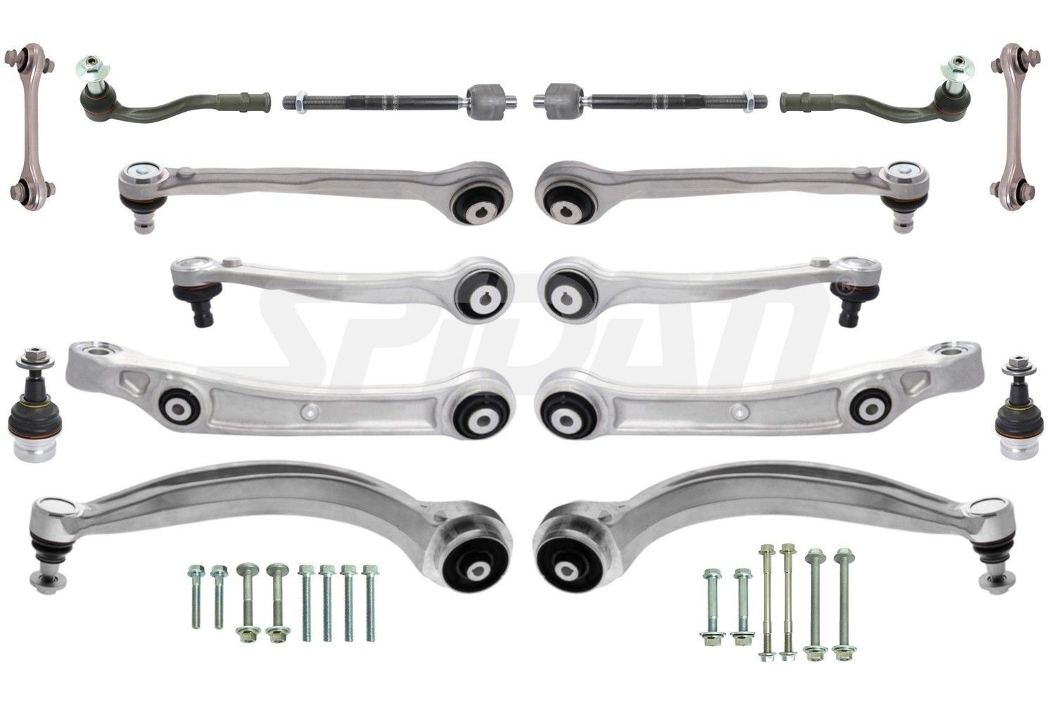 SPIDAN CHASSIS PARTS 60508 Remondikomplekt,õõtshoob TOUAREG 4.0 V8 TDI 4motion 421 HP Diisel