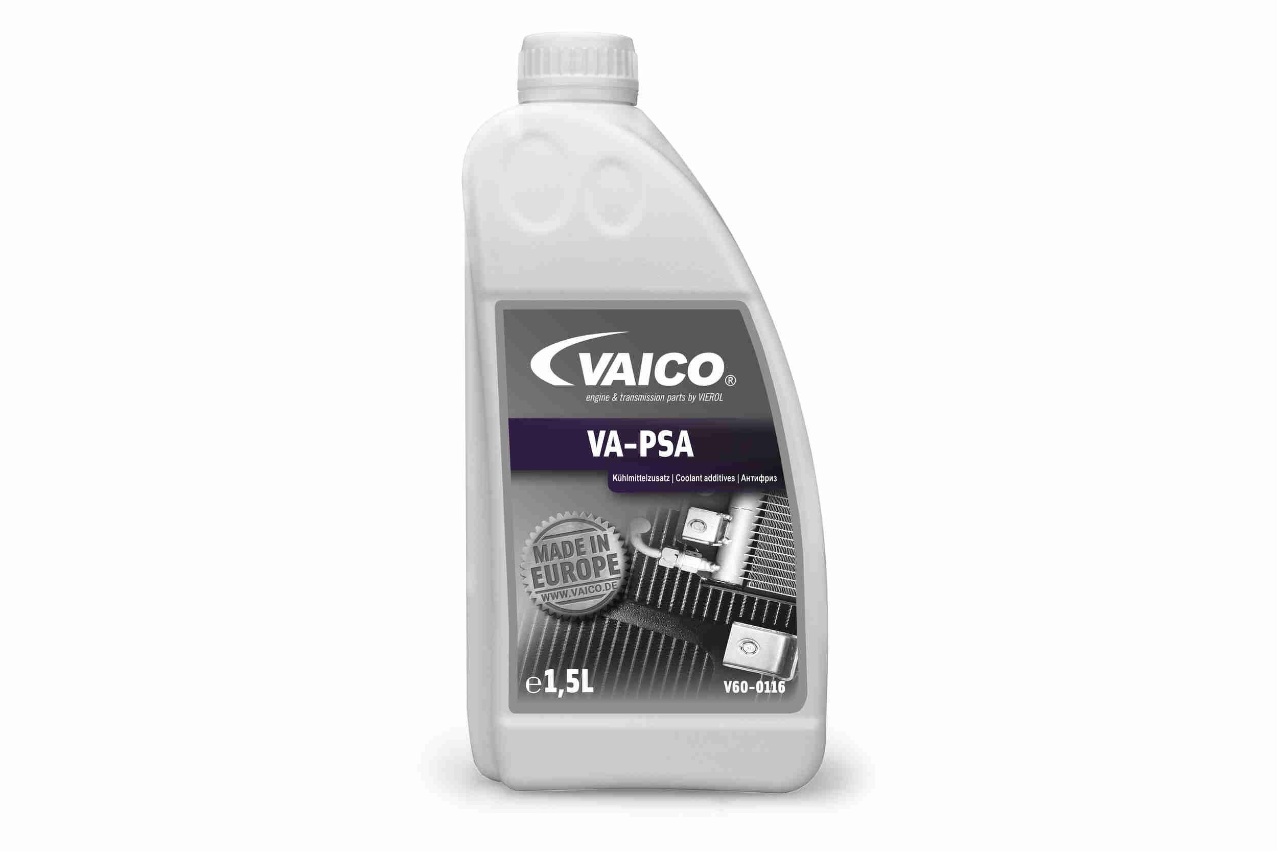 VAICO V60-0116 Frostbeskyttelse POLO 1.6 Flex 101 HK Benzin/Ethanol 2012