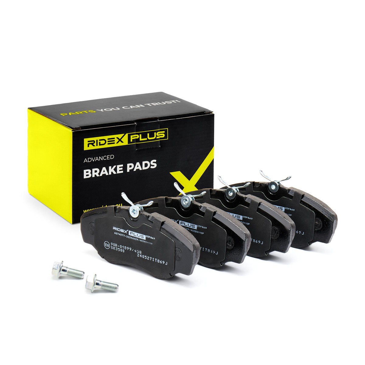 RIDEX PLUS Brake pad set Article number: 402B0110P cheaply