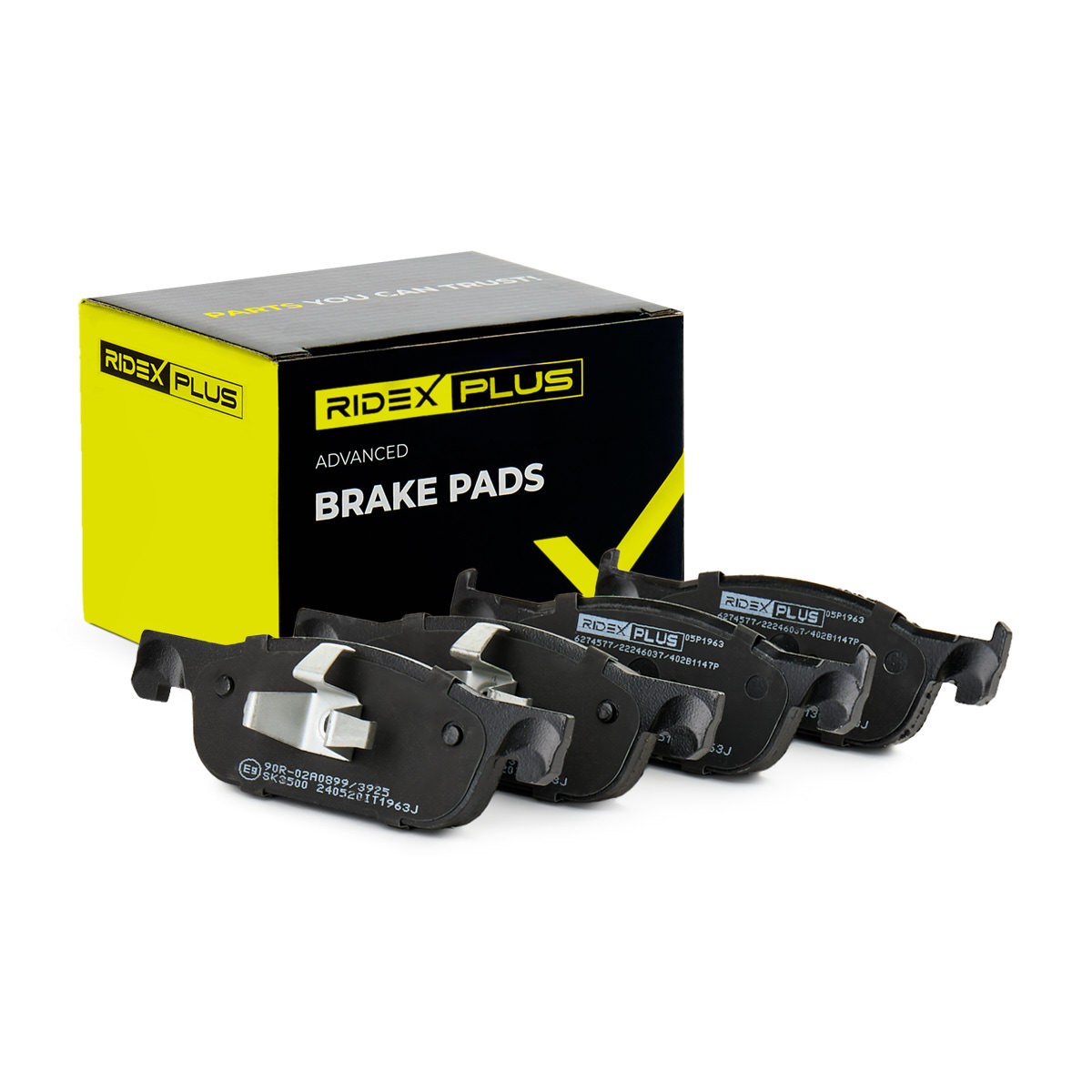 RIDEX PLUS Brake pad set Article number: 402B1147P cheaply