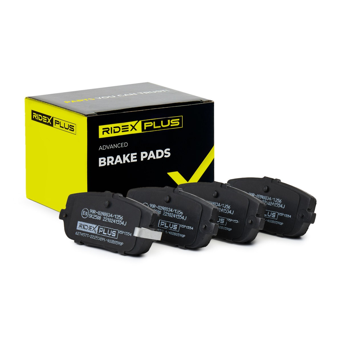 RIDEX PLUS Brake pad set Article number: 402B0590P cheaply