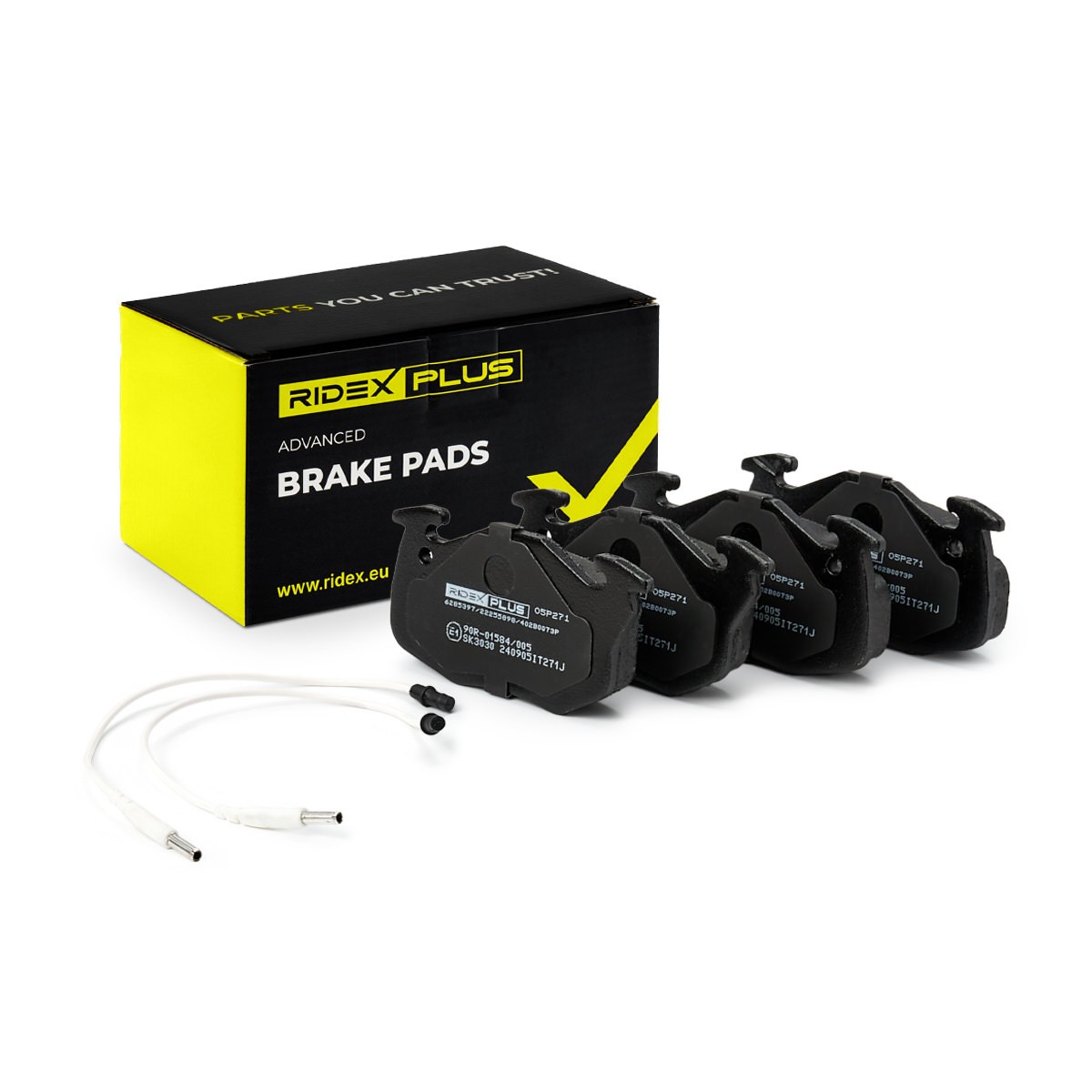 RIDEX PLUS Brake pad set Article number: 402B0073P cheaply