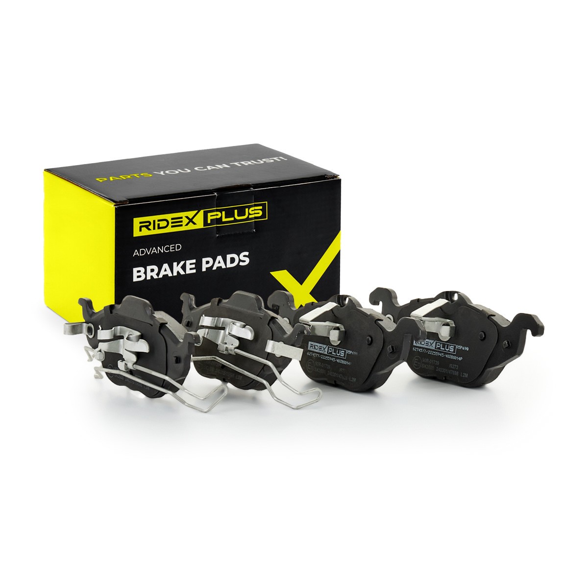 RIDEX PLUS Brake pad set Article number: 402B0014P cheaply