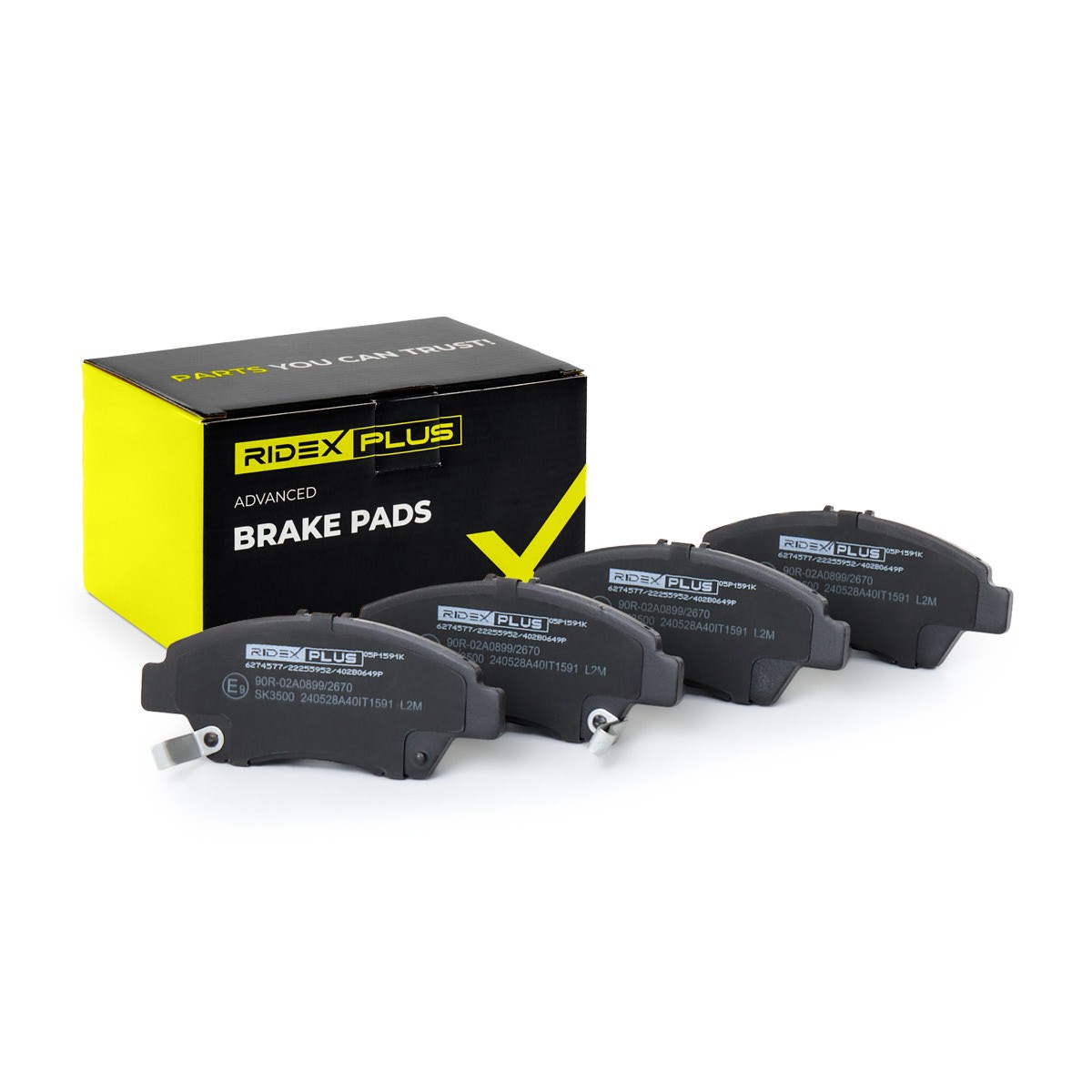 RIDEX PLUS Plaquettes de frein UGS: 402B0649P à peu de frais