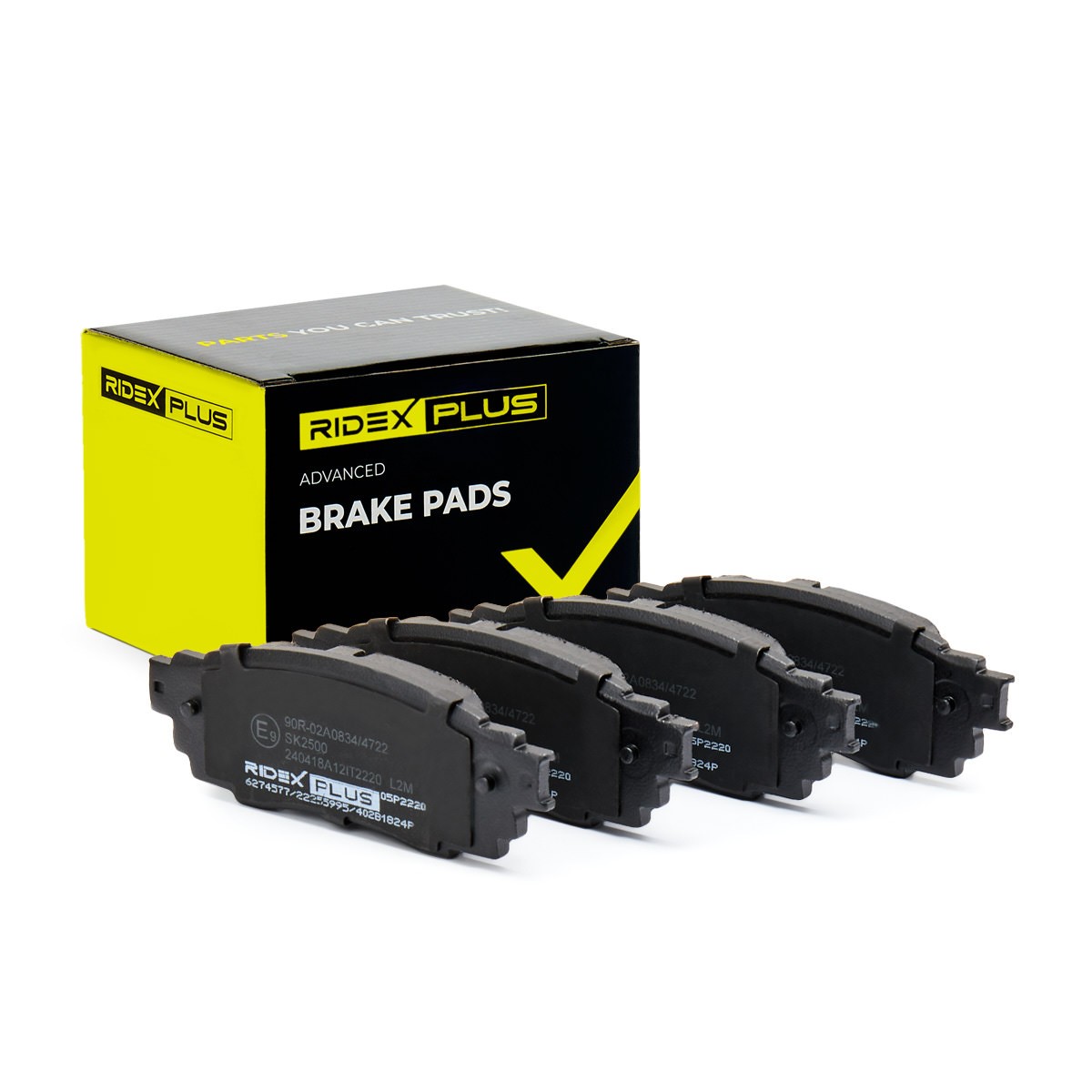 RIDEX PLUS Brake pad set Article number: 402B1824P cheaply
