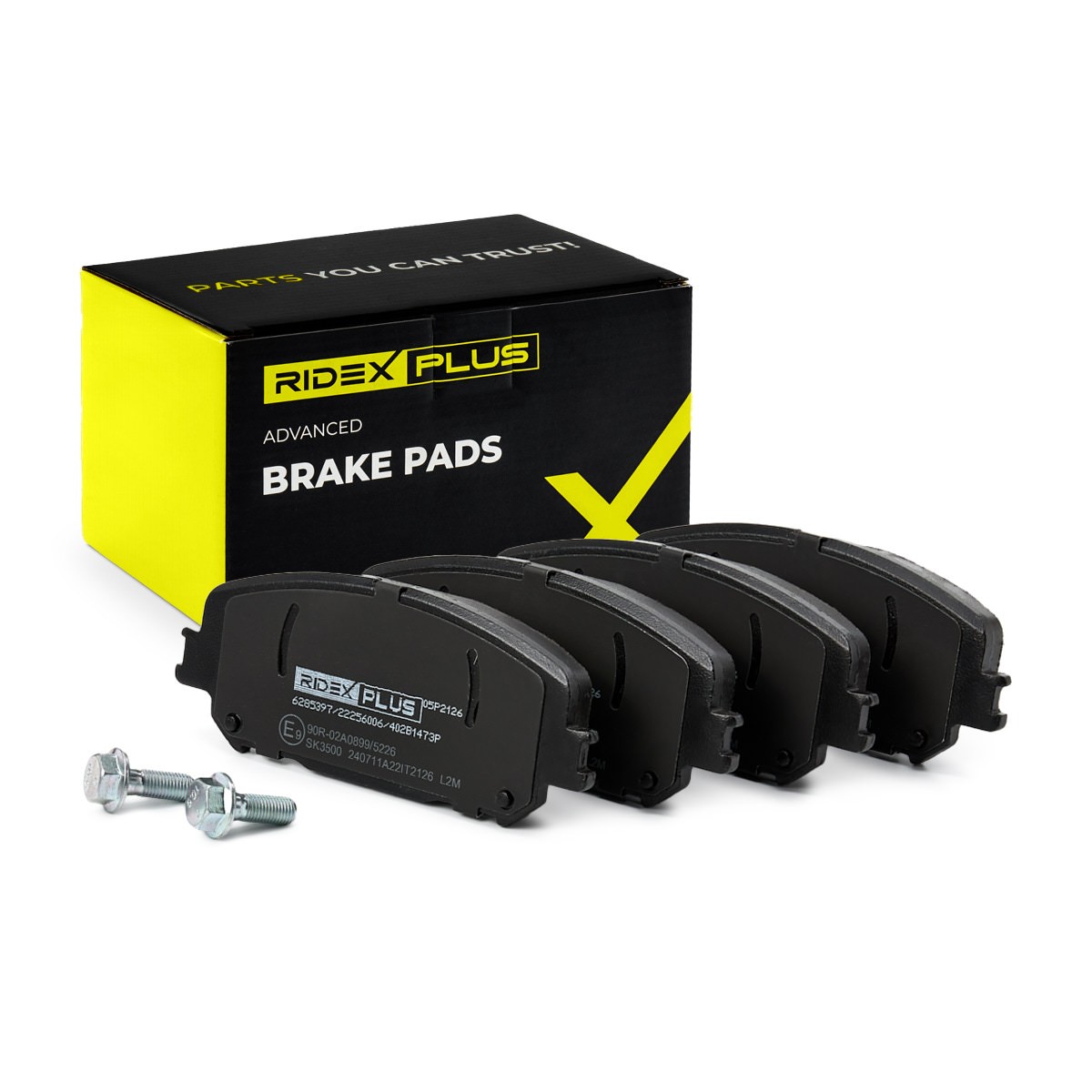 RIDEX PLUS Brake pad set Article number: 402B1473P cheaply