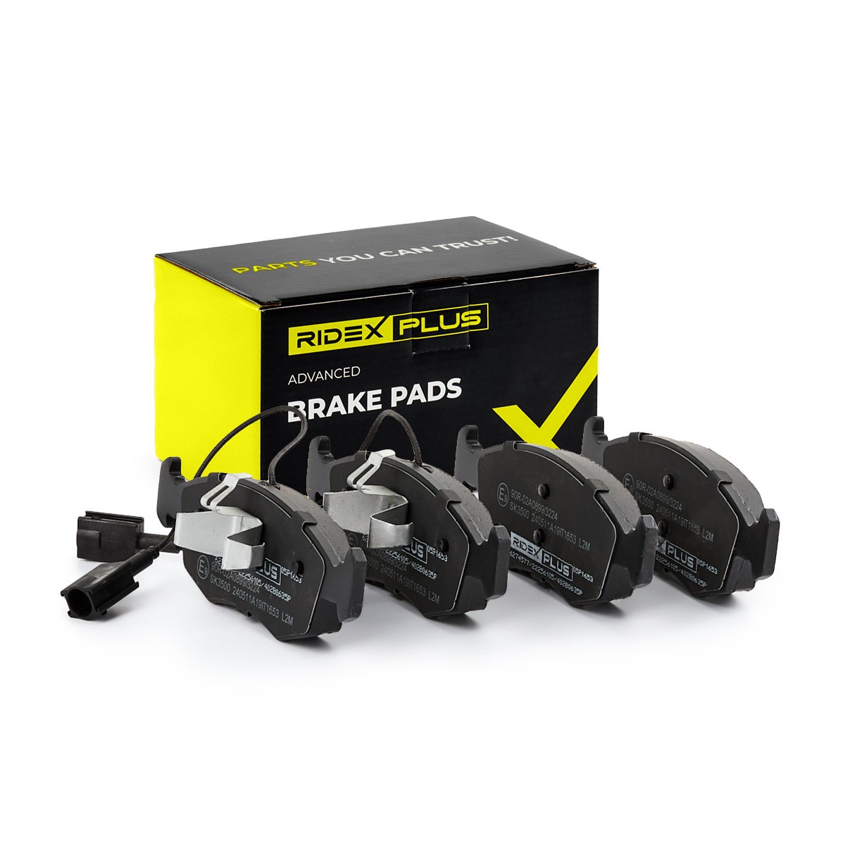 RIDEX PLUS Brake pad set Article number: 402B0635P cheaply