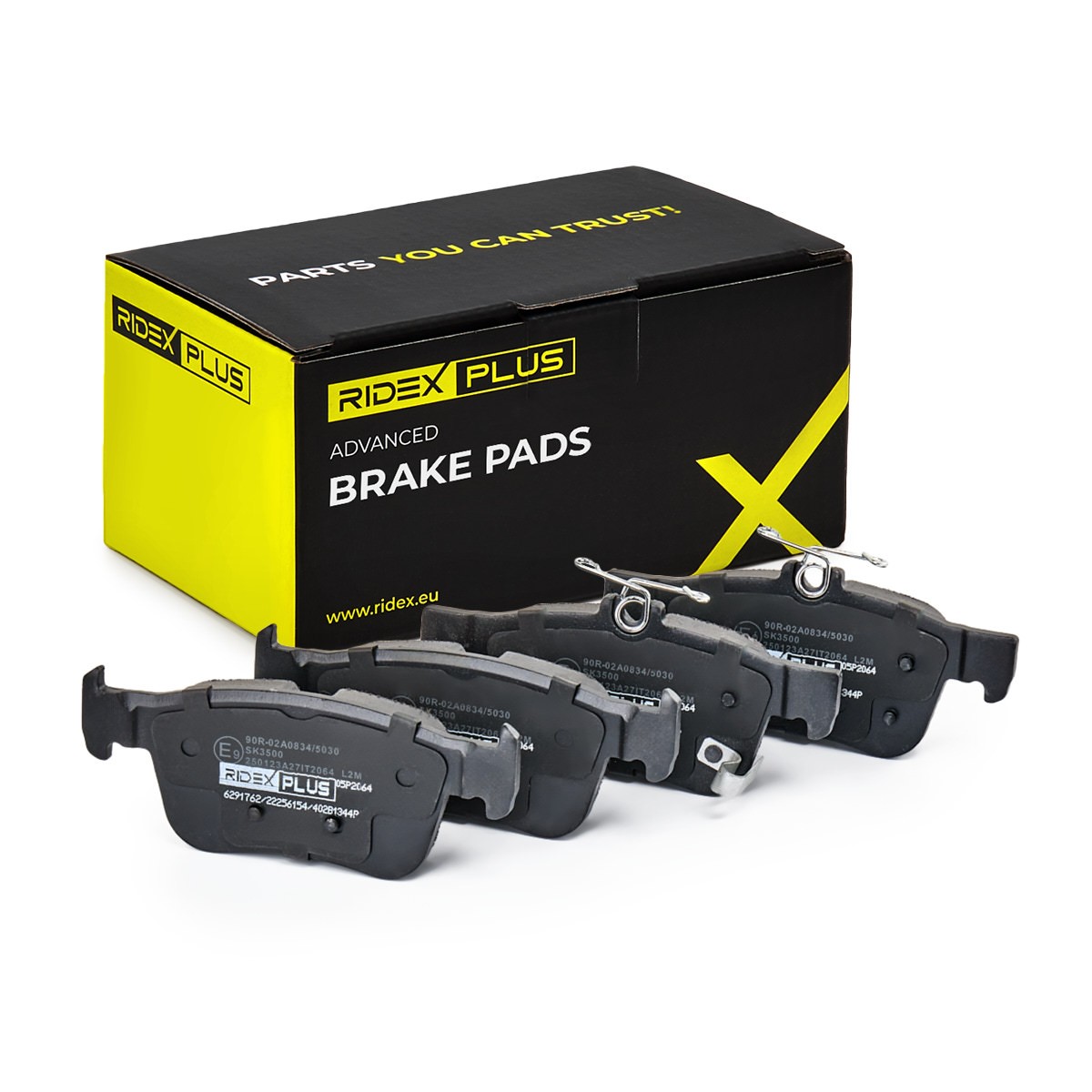 RIDEX PLUS Brake pad set Article number: 402B1344P cheaply