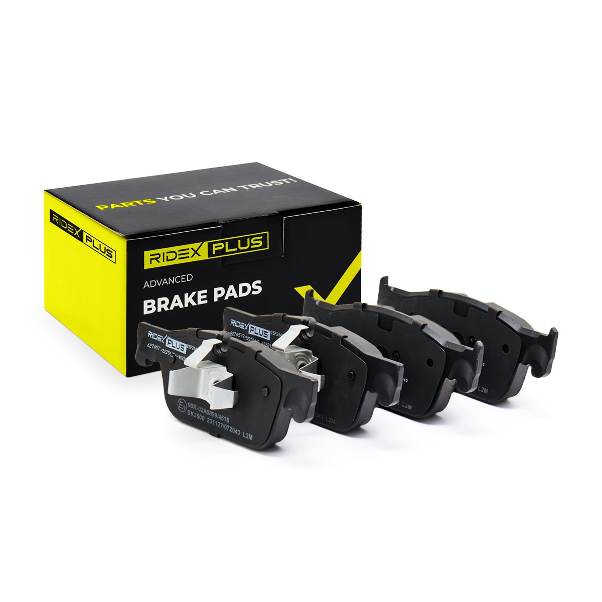 RIDEX PLUS Brake pad set Article number: 402B1340P cheaply
