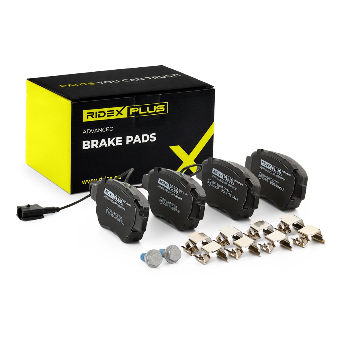 RIDEX PLUS Brake pad set Article number: 402B0499P cheaply