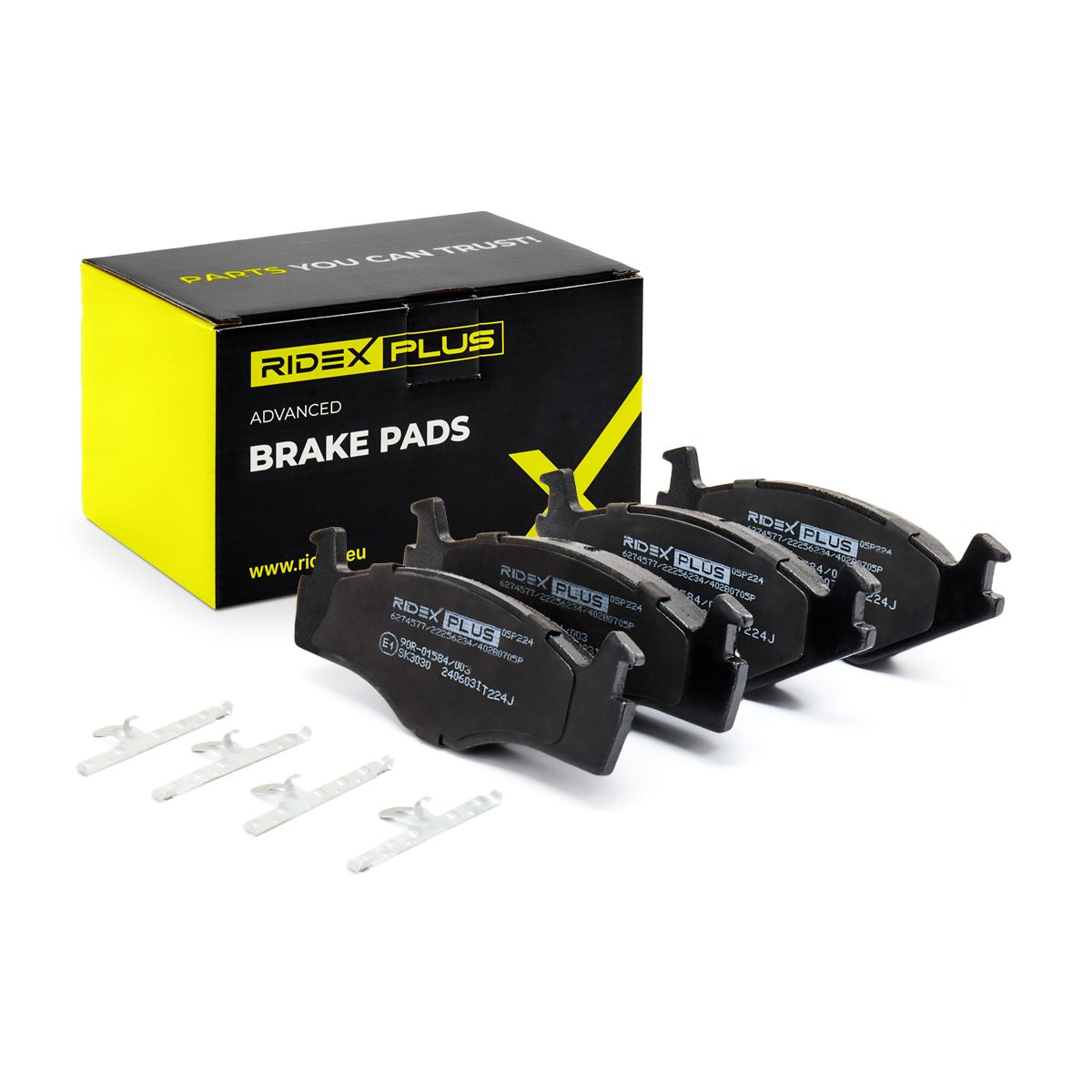 RIDEX PLUS Brake pad set Article number: 402B0705P cheaply