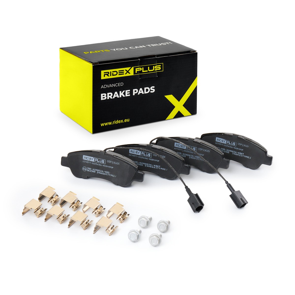 RIDEX PLUS Brake pad set Article number: 402B1093P cheaply
