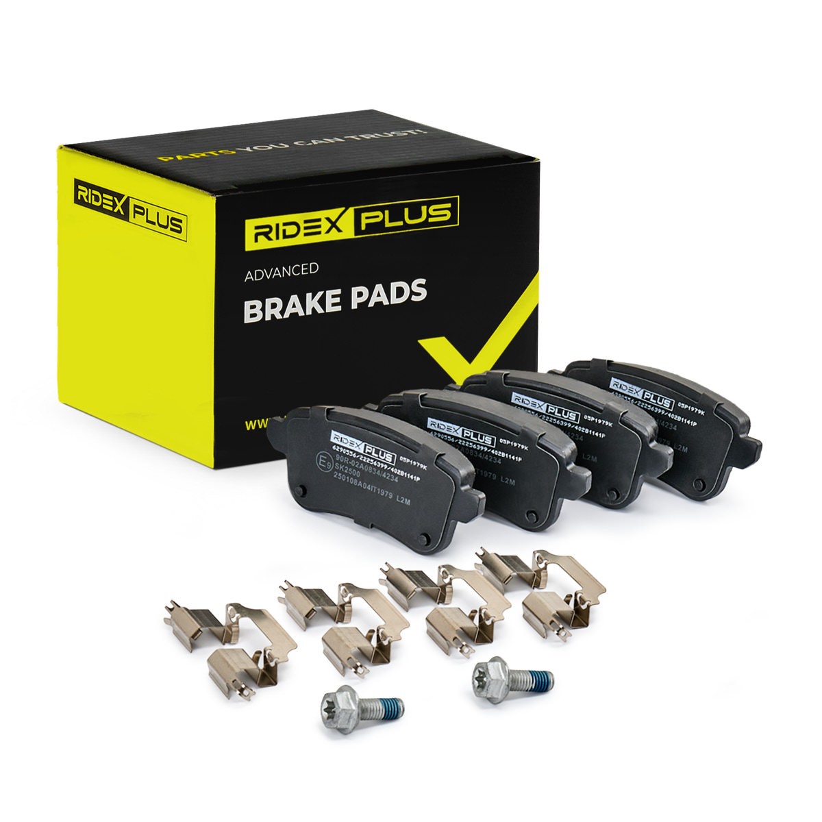 RIDEX PLUS Brake pad set Article number: 402B1141P cheaply