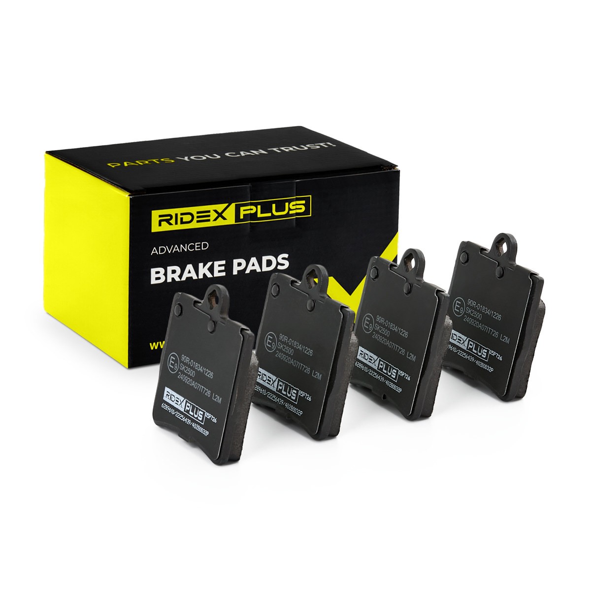 RIDEX PLUS Brake pad set Article number: 402B0032P cheaply