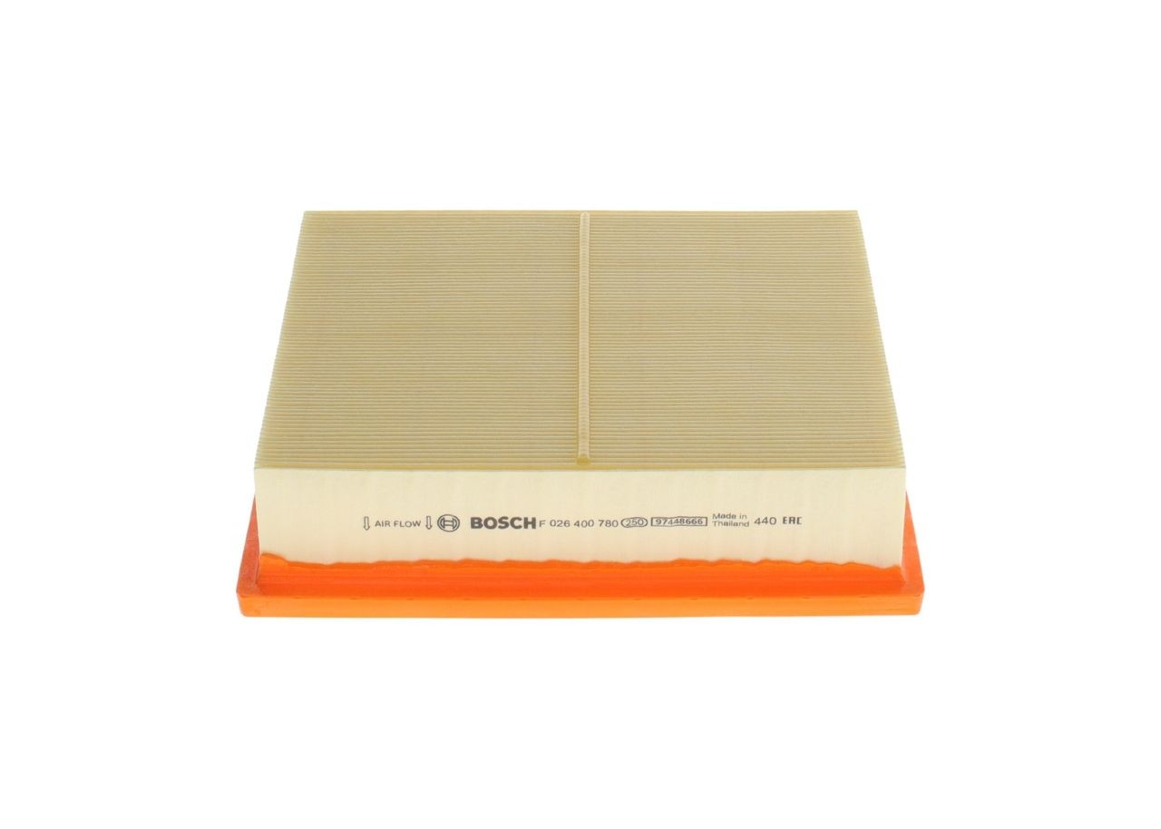 BOSCH Air filter Article number: F 026 400 780 cheaply