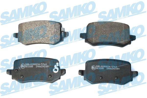 SAMKO Brake pad set Article number: 5SP2381 cheaply