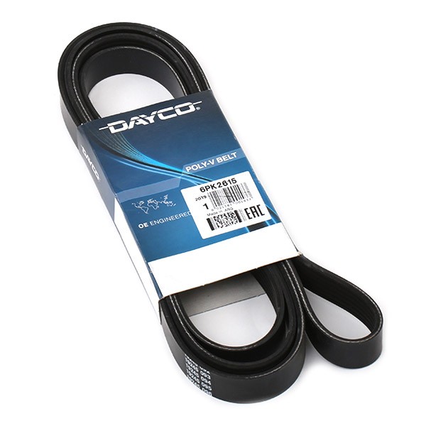 DAYCO Serpentine belt Article number: 6PK2615 cheaply