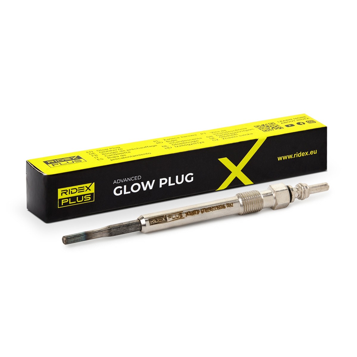 RIDEX PLUS Glow plug Article number: 243G0022P cheaply