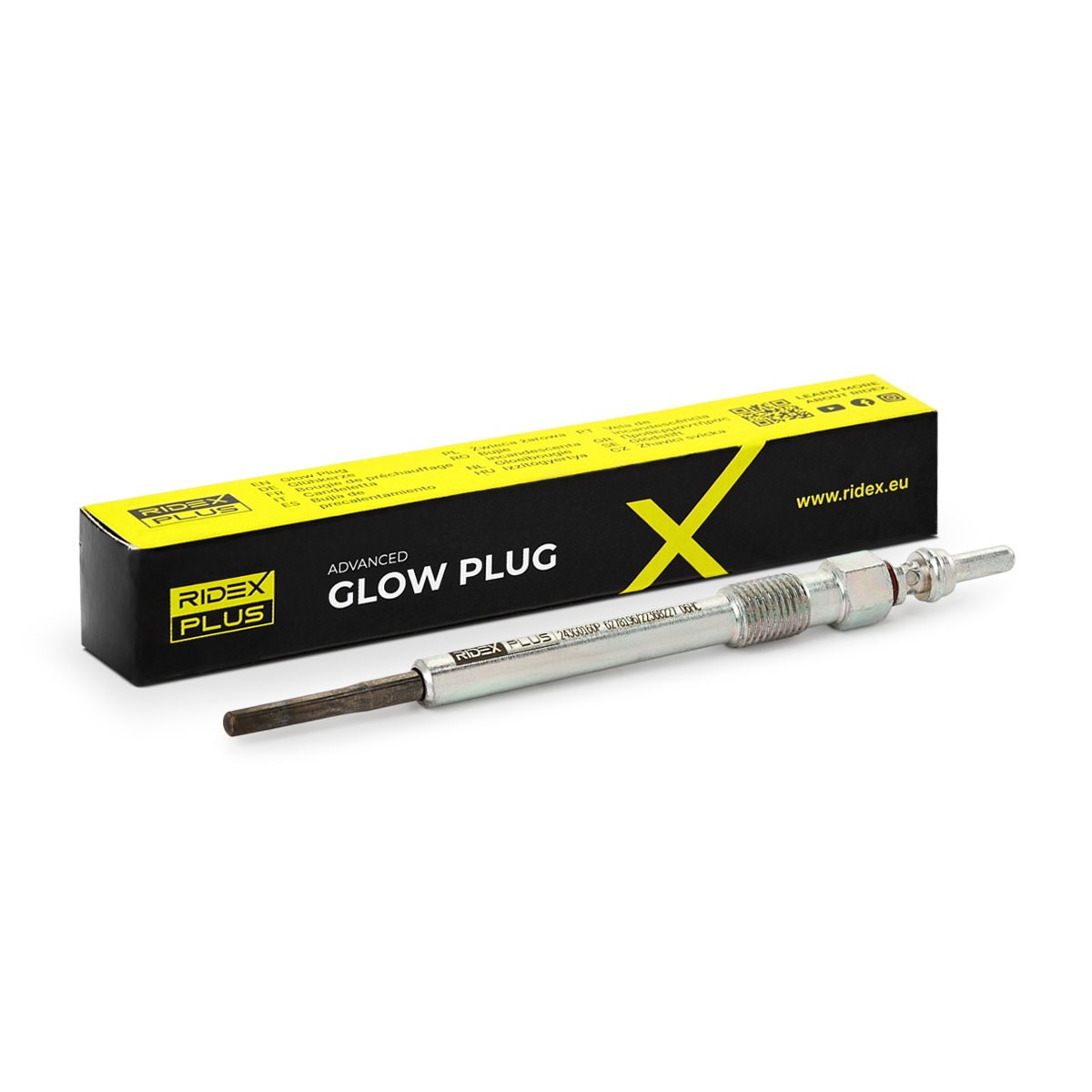 RIDEX PLUS Glow plug Article number: 243G0160P cheaply