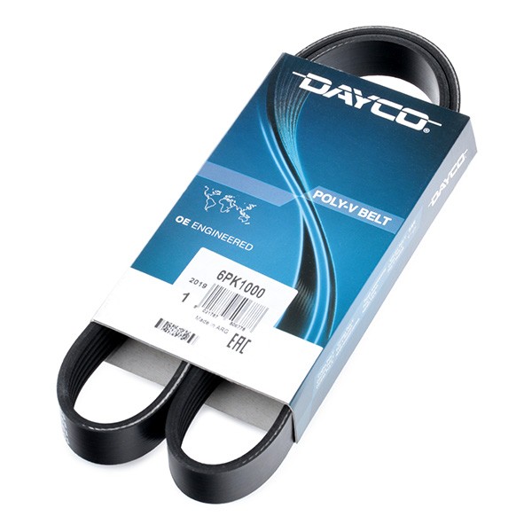 DAYCO Serpentine belt Article number: 6PK1000 cheaply