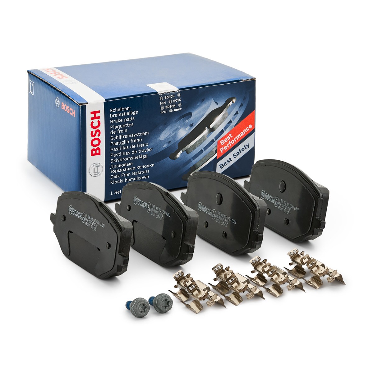 BOSCH Brake pad set Article number: 0 986 460 165 cheaply