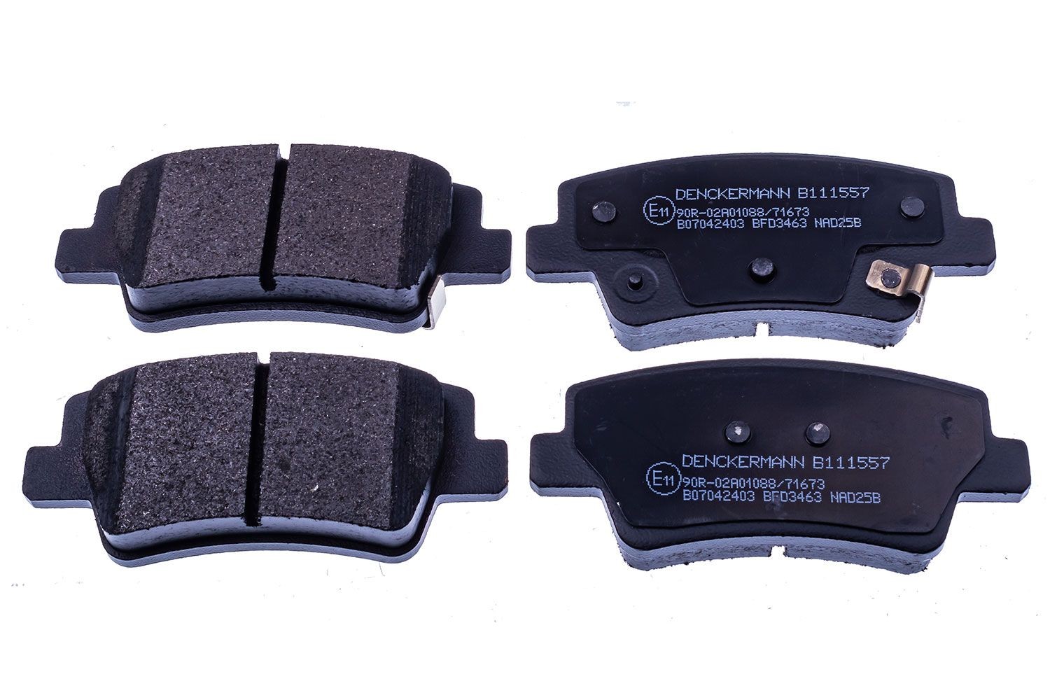 DENCKERMANN Brake pad set Article number: B111557 cheaply