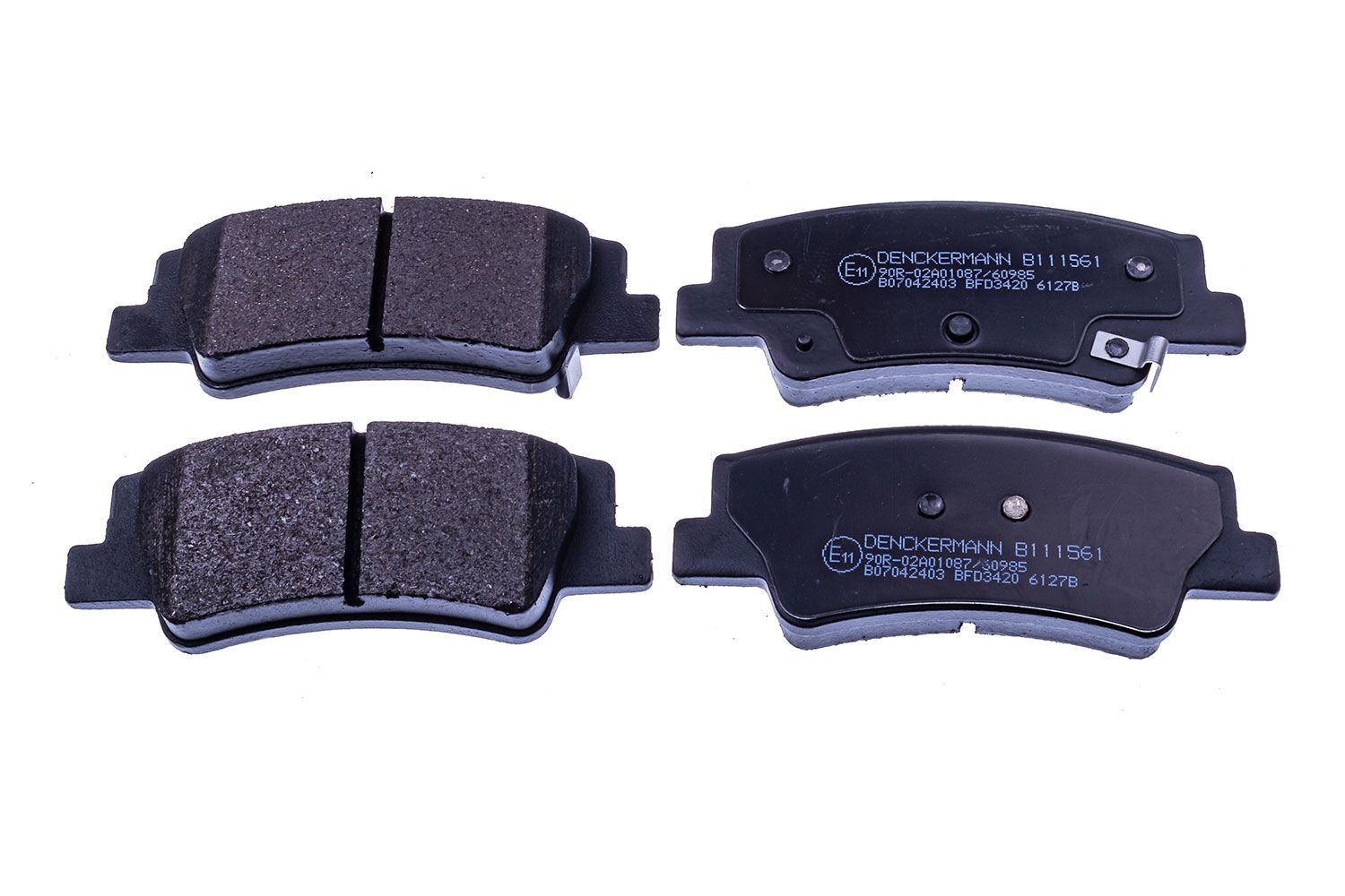 DENCKERMANN Brake pad set Article number: B111561 cheaply