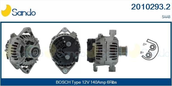 SANDO Air conditioning compressor Article number: SAC70081.1 cheaply
