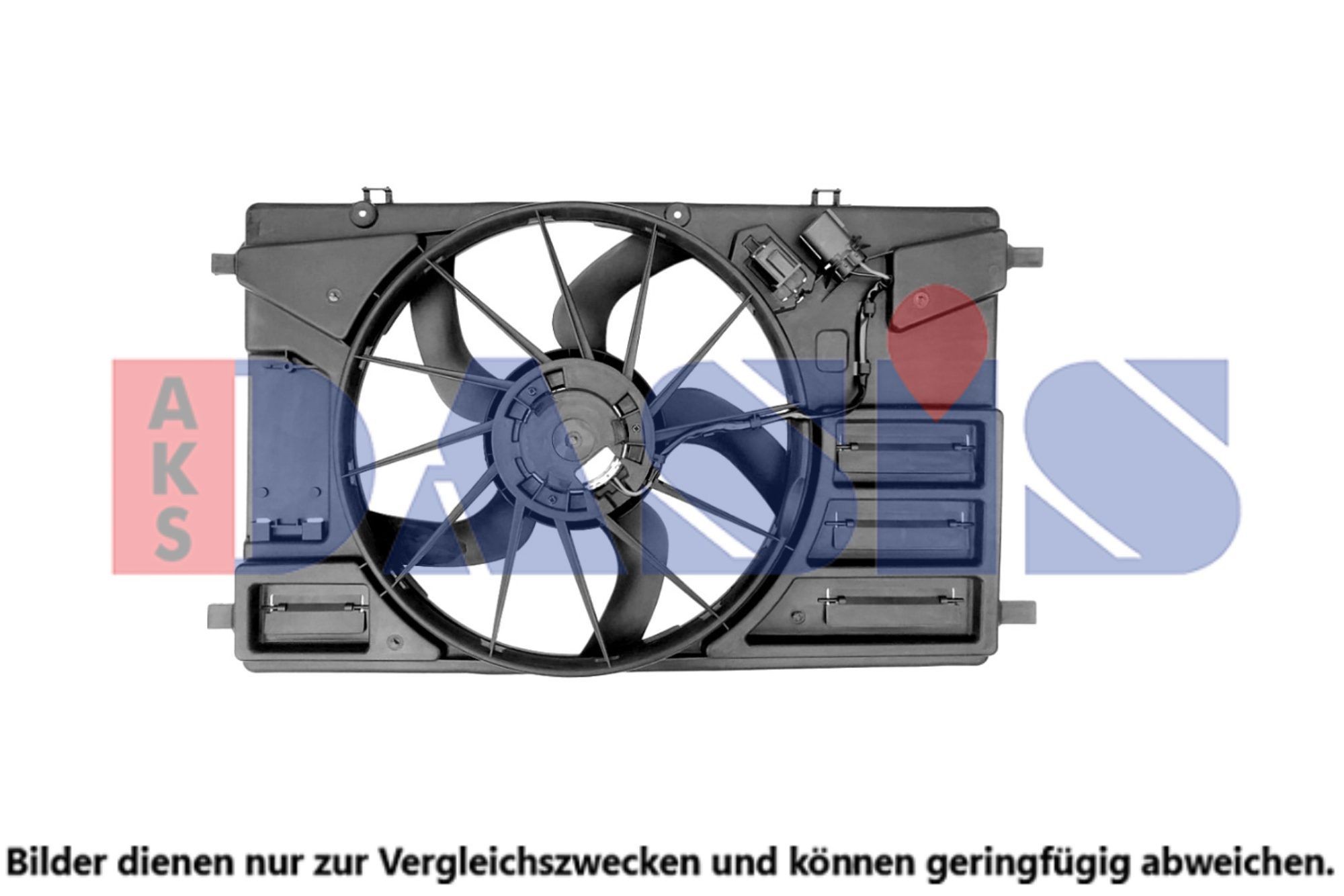 AKS DASIS Fan, radiator Article number: 098163N cheaply