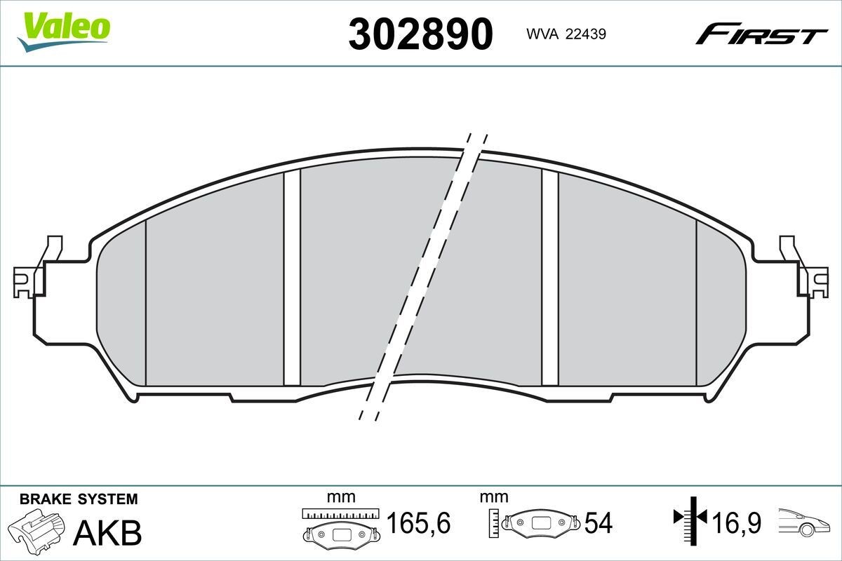 VALEO Piduriklotsid Artikli number: 302890 soodsalt